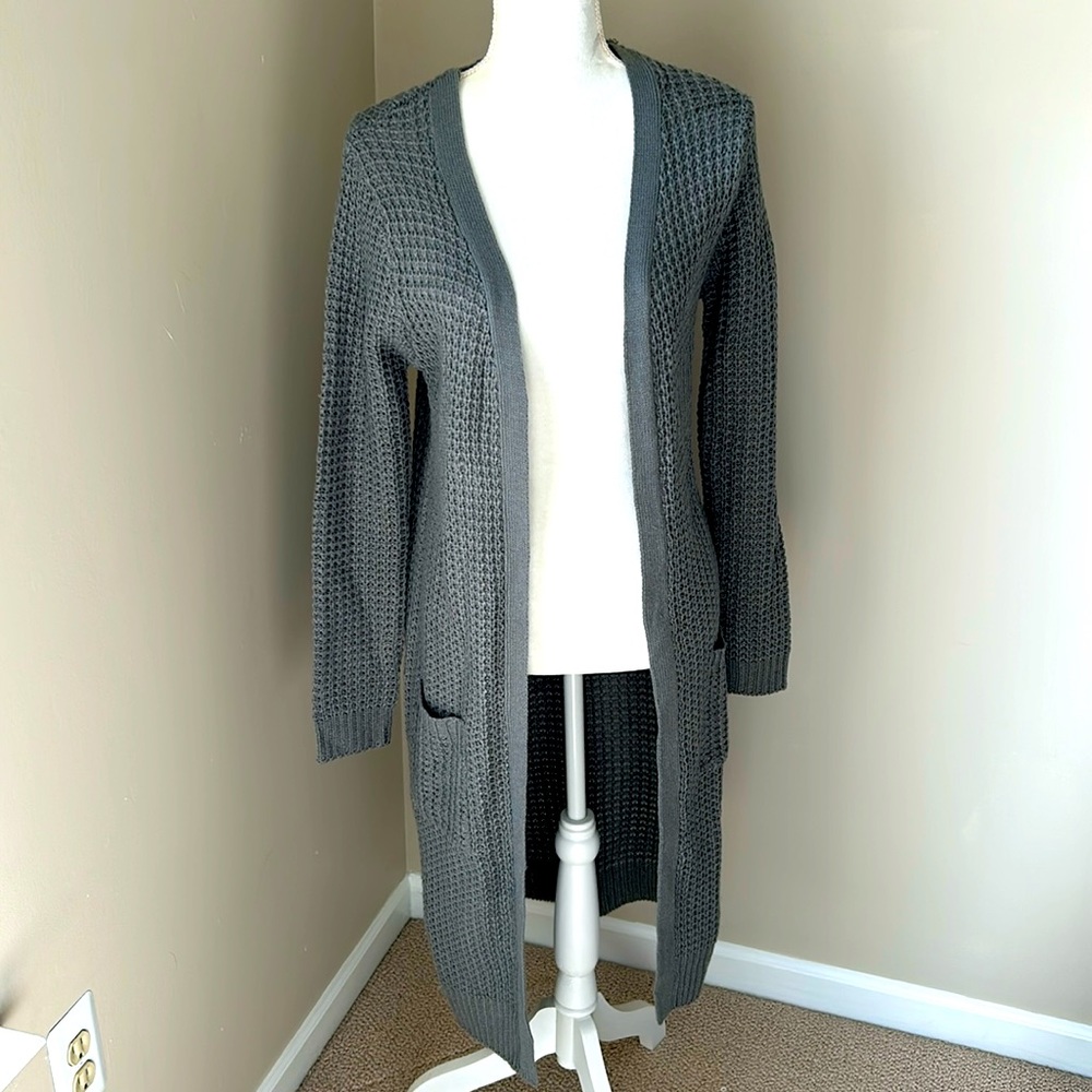 Cable knit cardigan